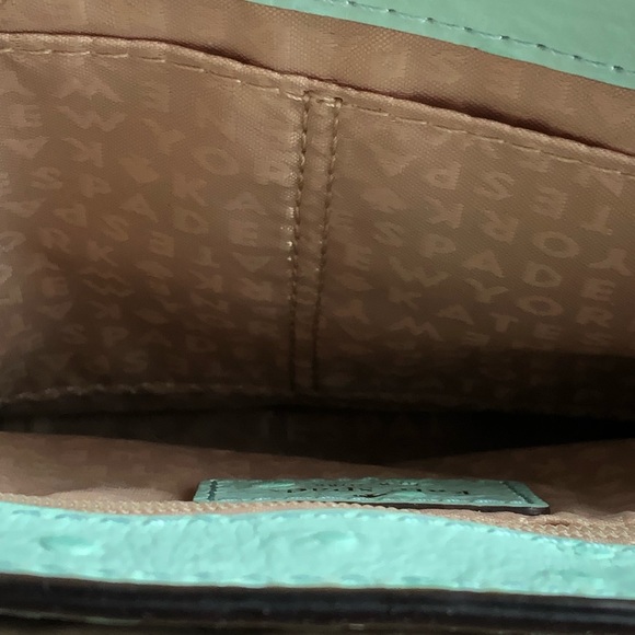 NWOT KATE SPADE Charm City Joleen Leather Shoulder Bag *rare Aqua/Mint colour* - Picture 11 of 14